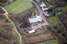 Aerial view of Waldstr in the district Gleishorbach in Gleiszellen-Gleishorbach in the state Rhineland-Palatinate, Germany