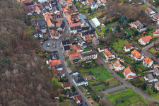 Main Street in Dörrenbach in the state Rhineland-Palatinate, Germany