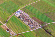 Cemetery in Oberotterbach in the state Rhineland-Palatinate, Germany