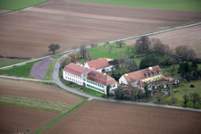 Drone image of Workshop for Assisted Living of hidden Talents GmbH in the district Haftelhof in Schweighofen in the state Rhineland-Palatinate, Germany