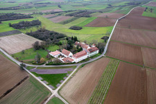 Workshop for Assisted Living of hidden Talents GmbH in the district Haftelhof in Schweighofen in the state Rhineland-Palatinate, Germany seen from above
