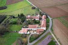 Workshop for Assisted Living of hidden Talents GmbH in the district Haftelhof in Schweighofen in the state Rhineland-Palatinate, Germany from the plane