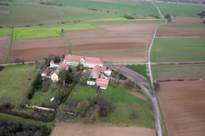 Drone image of Workshop for Assisted Living of hidden Talents GmbH in the district Haftelhof in Schweighofen in the state Rhineland-Palatinate, Germany