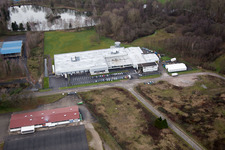 Aerial photograpy of Parker Hannifin Manufacturing in the district Altenstadt in Wissembourg in the state Bas-Rhin, France