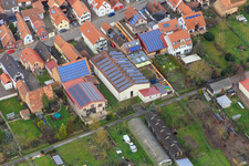 Back ditch in Kandel in the state Rhineland-Palatinate, Germany out of the air