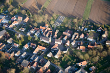 Bird's eye view of Siegen in the state Bas-Rhin, France