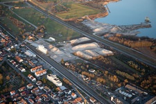 Gravel works Wilhem Stürmlinger & Sons in Durmersheim in the state Baden-Wuerttemberg, Germany