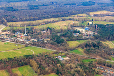 Aerial view of Holiday Park GmbH in Haßloch in the state Rhineland-Palatinate, Germany