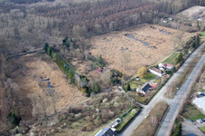 Aerial photograpy of At Bruhrain in the district Neudorf in Graben-Neudorf in the state Baden-Wuerttemberg, Germany