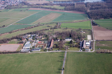Buildings of the Youth Home Jugendeinrichtung Schloss Stutensee GgmbH in Stutensee in the state Baden-Wurttemberg, Germany