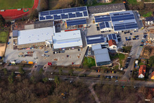 EDEKA Albrecht and Hagebau Kompakt - Gillet Baustoffe GmbH in Herxheim bei Landau in the state Rhineland-Palatinate, Germany