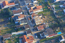 Construction site of new building in Lindenstr in Kandel in the state Rhineland-Palatinate, Germany