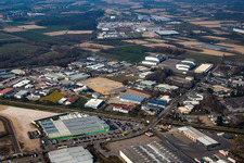 Industrial area SW in Achern in the state Baden-Wuerttemberg, Germany