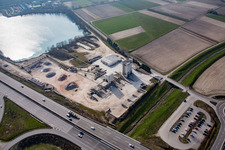 Peterbeton at the gravel pit Achern in the district Fautenbach in Achern in the state Baden-Wuerttemberg, Germany