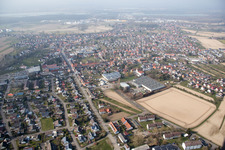 District Freistett in Rheinau in the state Baden-Wuerttemberg, Germany