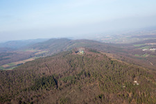 Lampertsloch in the state Bas-Rhin, France out of the air