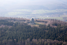 Bird's eye view of Lampertsloch in the state Bas-Rhin, France