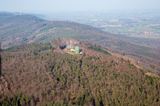 Drone recording of Lampertsloch in the state Bas-Rhin, France