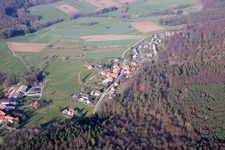 Oblique view of Lembach in the state Bas-Rhin, France