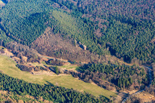 Aerial photograpy of Rumbach in the state Rhineland-Palatinate, Germany