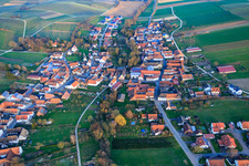 Kirchgasse from the west in Dierbach in the state Rhineland-Palatinate, Germany