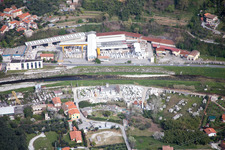 Aerial view of Querceta in Ripa-Pozzi-Querceta-Ponterosso in the state Tuscany, Italy