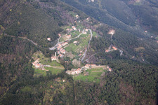 Valdicastello in the state Tuscany, Italy out of the air