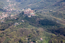 Aerial photograpy of Nicola in the state Liguria, Italy