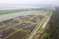 Borgo Manara in the state Emilia Romagna, Italy out of the air