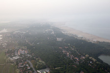 Comacchio, Lido di Spina in Lido di Spina in the state Emilia Romagna, Italy from above