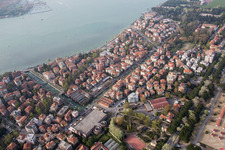 Aerial view of Venezia in the state Veneto, Italy