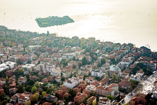 San Nicolò di Lido in the state Veneto, Italy from above