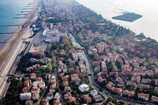 Bird's eye view of Venezia in the state Veneto, Italy