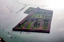 Venice Lido, Lazzaretto Vecchio in Venezia in the state Veneto, Italy