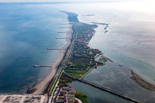 Santa Maria del Mare in the state Veneto, Italy out of the air