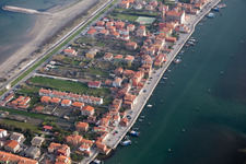Sant'Antonio in the state Veneto, Italy from above