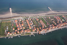 Sant'Antonio in the state Veneto, Italy seen from above