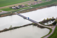Aerial photograpy of Gorino in the state Veneto, Italy