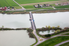 Gorino in the state Veneto, Italy from above