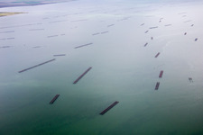 Aerial photograpy of Porto Tolle in the state Rovigo, Italy