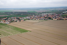 Aerial view of Scovetta in the state Veneto, Italy