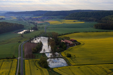 Hofsee in the district Geusfeld in Rauhenebrach in the state Bavaria, Germany