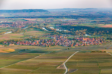 From the south in Nordheim am Main in the state Bavaria, Germany