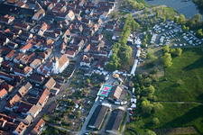 Nordheim am Main in the state Bavaria, Germany from above
