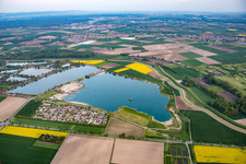 Riedsee in Biblis in the state Hesse, Germany