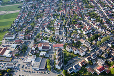City view of the city area of in Pfungstadt in the state Hesse, Germany
