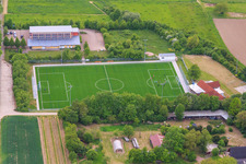 Sports field of TuS Dexheim 1848 eV in Dexheim in the state Rhineland-Palatinate, Germany