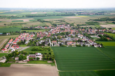 Aerial photograpy of Dalheim in the state Rhineland-Palatinate, Germany