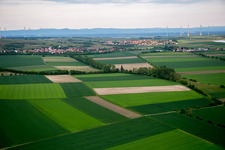 Aerial photograpy of Hillesheim in the state Rhineland-Palatinate, Germany