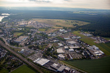 Old airfield in Babenhausen in the state Hesse, Germany